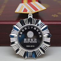 甘肅蘭州50克純銀獎(jiǎng)?wù)耞 獎(jiǎng)?wù)轮谱?制作紀(jì)念章 獎(jiǎng)牌制作 員工福利