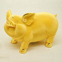 浙江青蓮食品純金立體擺件_絨沙金擺件定制 立體擺件定制 員工福利