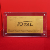 浙江寧波冠亞員工入職十周年定制金鈔_金鈔定做 紀念鈔制作 企業(yè)金鈔訂做