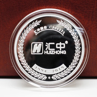 河北某企業(yè)25周年定制紀(jì)念章_ 定做紀(jì)念章 紀(jì)念章制作 銀章定制 定做紀(jì)念章