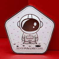 上海小小特工成立五周年定制純銀紀(jì)念章_異形紀(jì)念章定制  銀幣定制 銀章制作 定制紀(jì)念銀幣